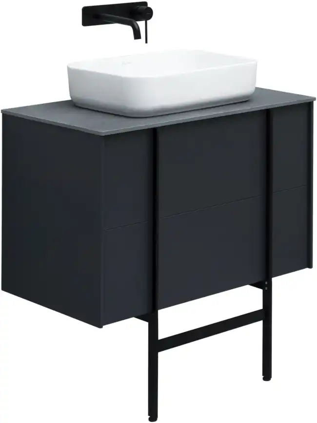 Тумба под раковину Allen Brau Reality 80 1.32005.AM антрацит матовый фото 22