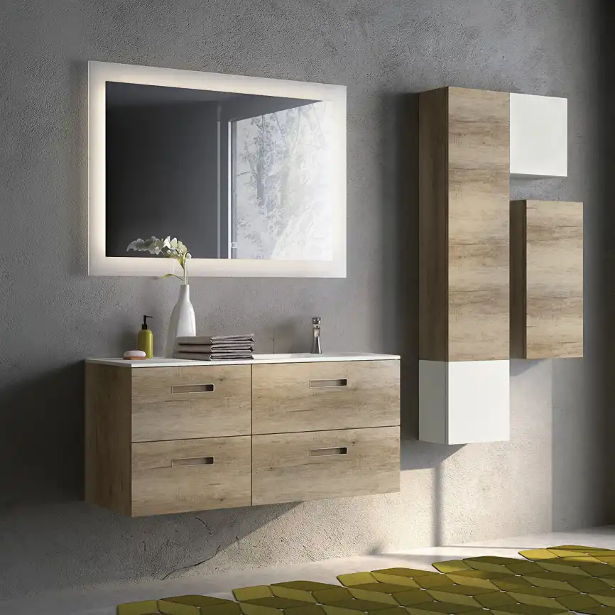 Зеркало Azario Норма 80х60 ФР-00000844 с подстветкой, сенсорный выключатель с функцией диммера фото 2