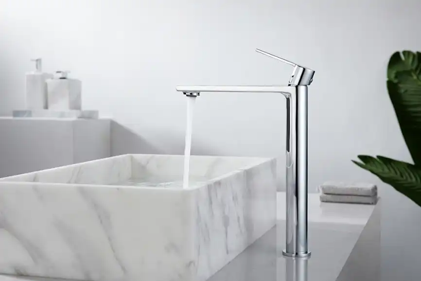 Смесители для раковины AVS Elegant 811-401-CR высокий, хром фото 5