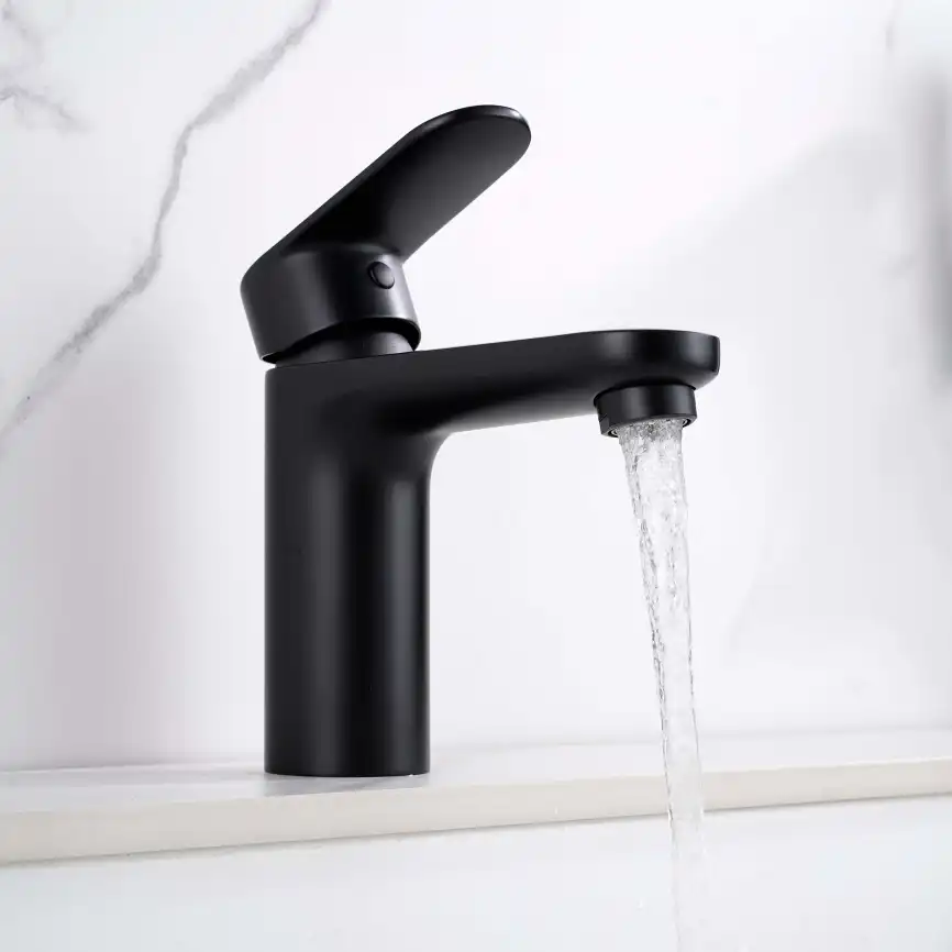 Смеситель для раковины Aquatek Ника AQ1812MB, Черный матовый фото 8