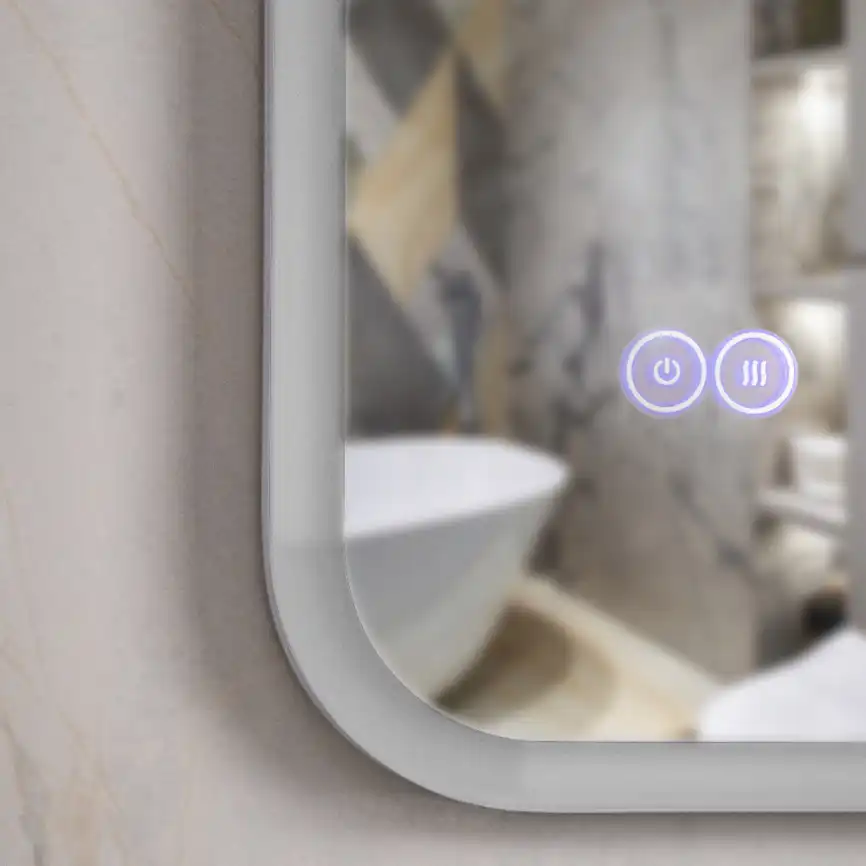 Зеркало с подсветкой AVS Виола 70x50 см, антипар фото 7