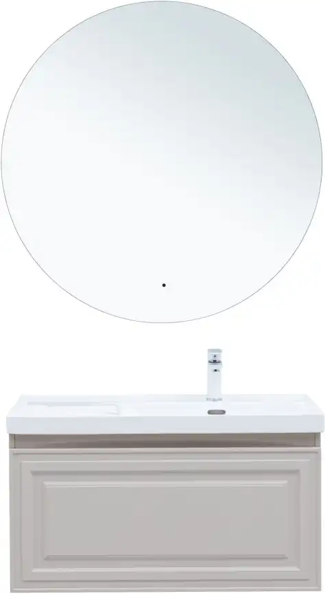 Тумба под раковину Aquanet Агата 90 бежевый, 345488 фото 9