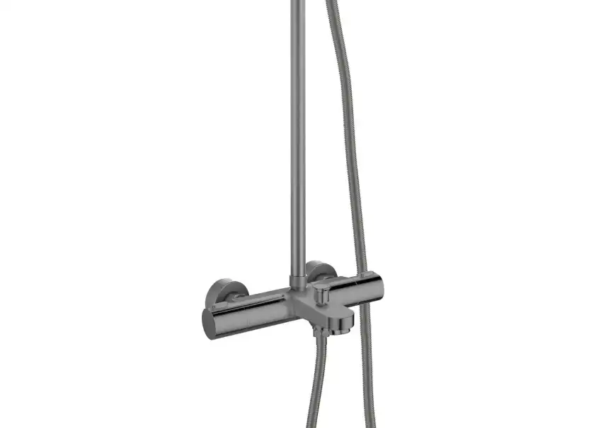 Душевая система Aquatek ВЕГА AQ2043BGM, Оружейная сталь фото 5