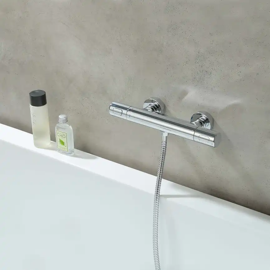 Смеситель для душа Aquatek Ника AQ1863CR термостатический, Хром фото 8