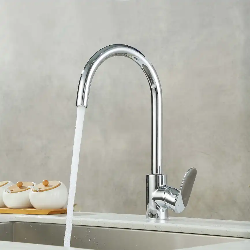 Смеситель для кухни Aquatek Ника AQ1882CR, Хром фото 9