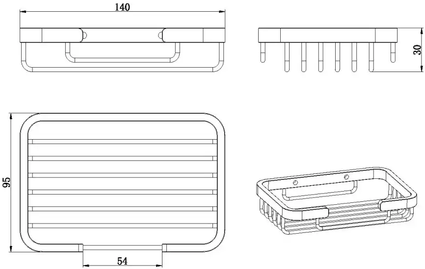 Мыльница Allen Brau Priority 6.31016-00 хром фото 2