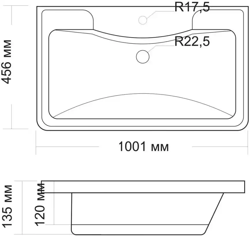 Тумба под раковину Grossman Адель 100 напольная, белая глянцевая (1010002) фото 11