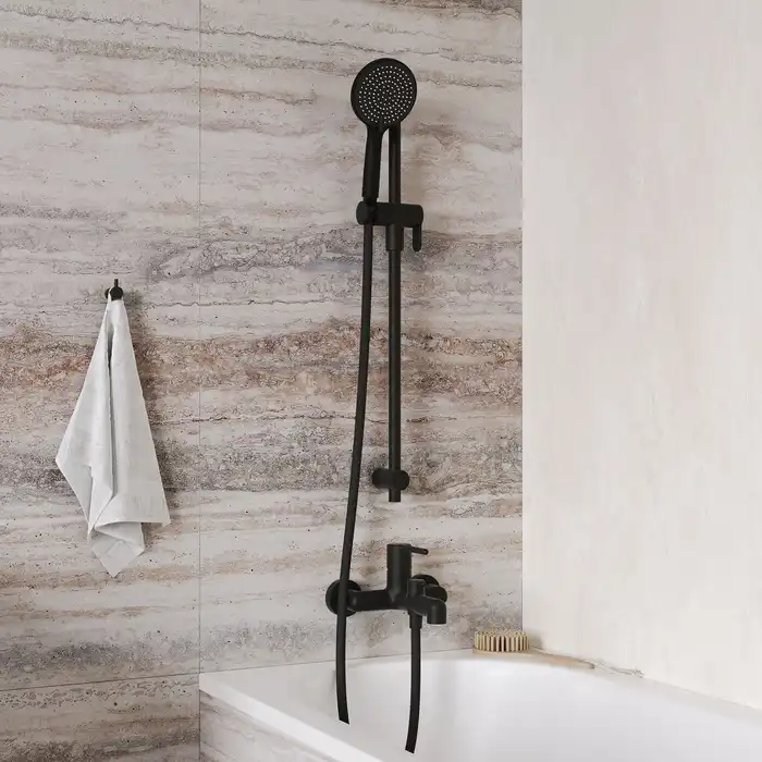 Смеситель для ванны IDDIS Aiger AIGBL00i02WA  цвет, Матовый черный фото 2