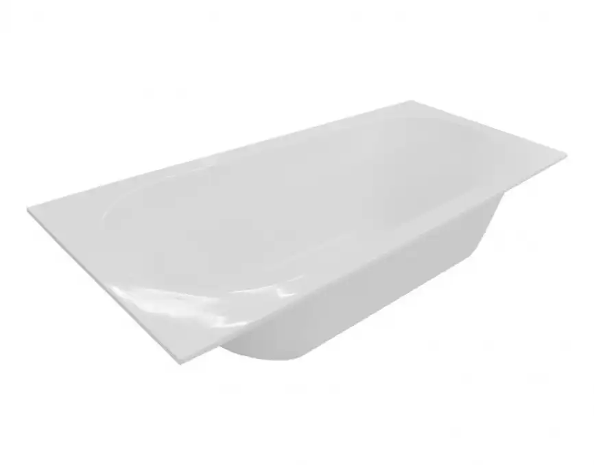 Ванна из искусственного камня Aquanet Lotos Stone Slim 170x75 AQ-00338575, тонкий бортик фото 2