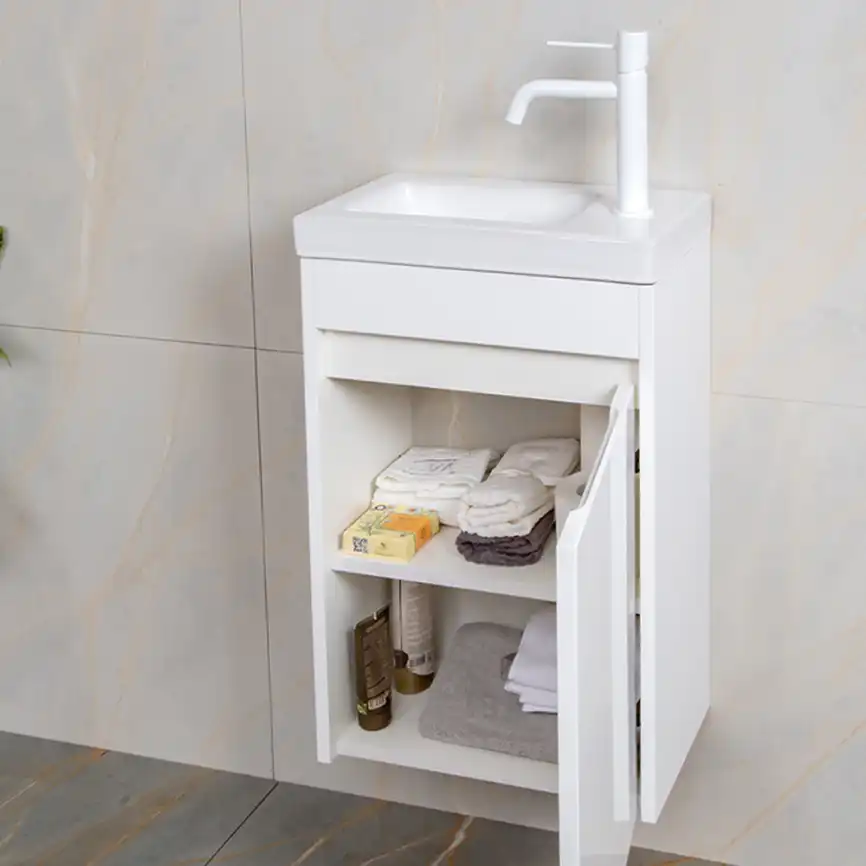 Тумба с раковиной AVS Миниатюра 40 R белая, K821-08-400R-WG-04-410WG фото 5