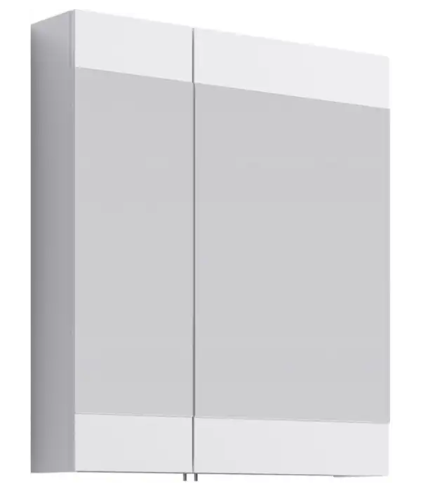 Зеркальный шкаф Aqwella Brig 75 см, Br.04.07/W, цвет Белый фото 1