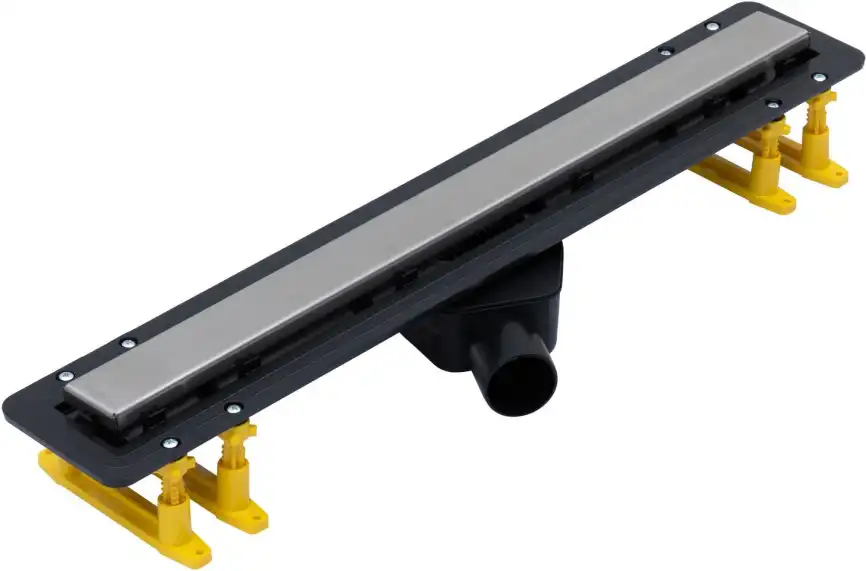 Душевой лоток Allen Brau Infinity 9.50004.SS 650 мм с решеткой под плитку, Хром матовый фото 1