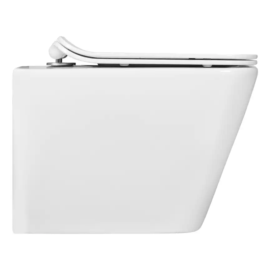 Подвесной унитаз Aquatek Дельта AQ1911-00 безободковый, с сиденьем микролифт, Белый фото 6
