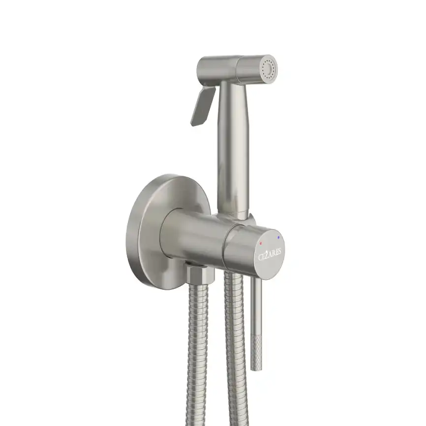 Гигиенический душ со смесителем Cezares RELAX-DIF-IN, Сатин фото 2