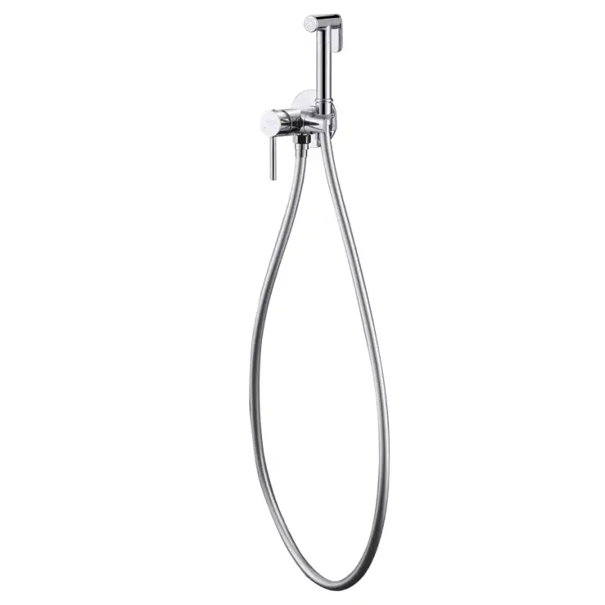 Смеситель ABBER Wasser Kreis AF8125 с гигиеническим душем, хром фото 2