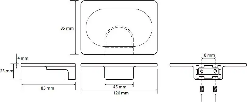 Металлическая мыльница BEMETA ORGANIC Хром 157108331 фото 3