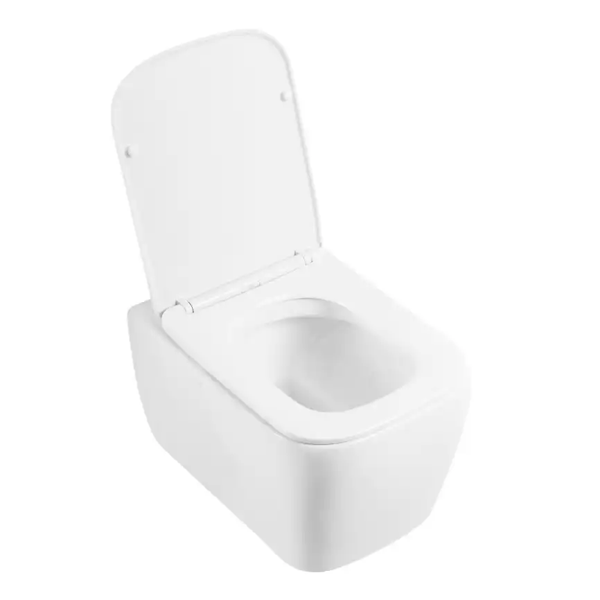 Подвесной унитаз BelBagno VENETO BB132CHR, безободковый, Белый фото 2