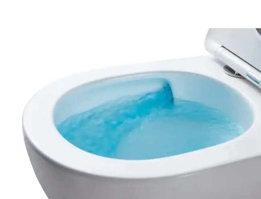 Подвесной унитаз Aquatek Европа AQ1900T-00 безободковый, с сиденьем микролифт, со смывом Торнадо, Белый фото 5