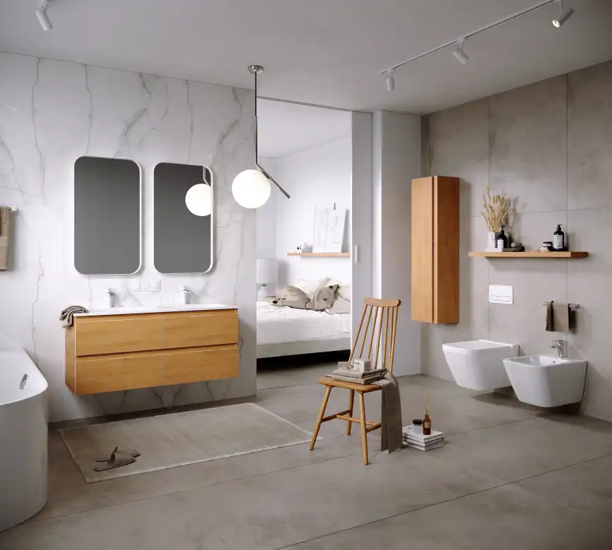 Пенал подвесной Aqwella 5 Stars Accent 35 см, ACC0535DZ, цвет Дуб золотой фото 2