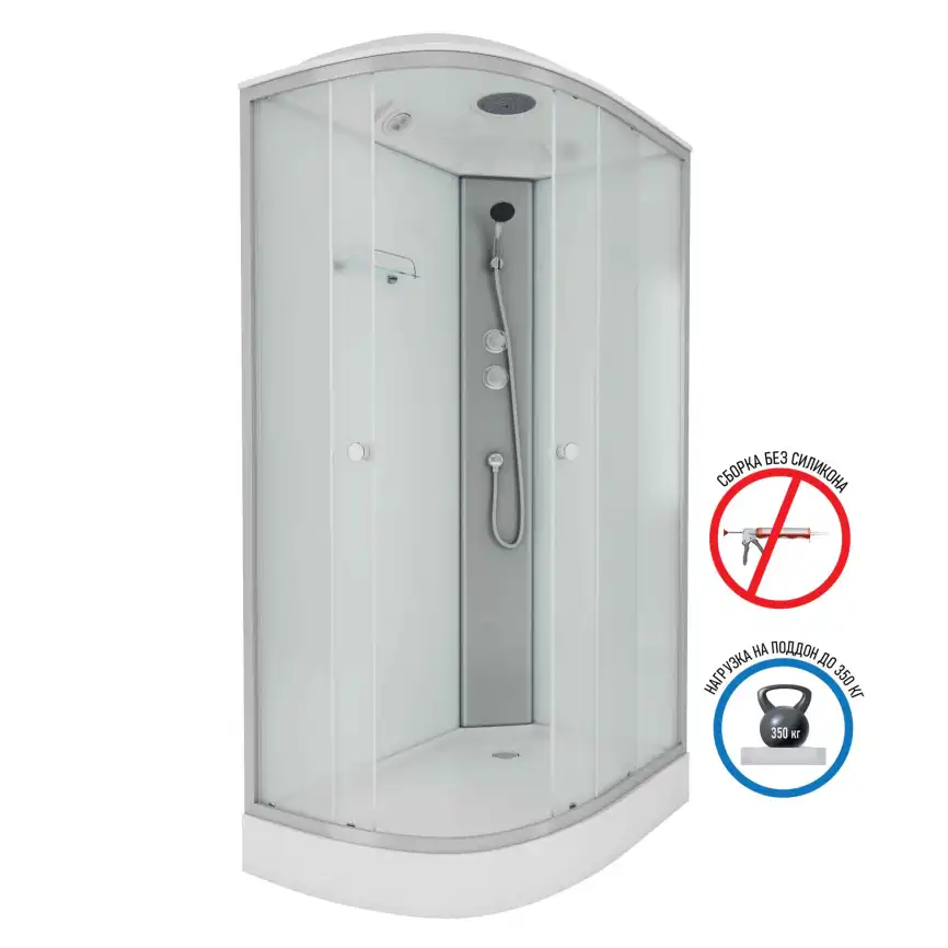 Душевая кабина Niagara Eco 120х80х215 NG-4312-14R низкий поддон фото 1