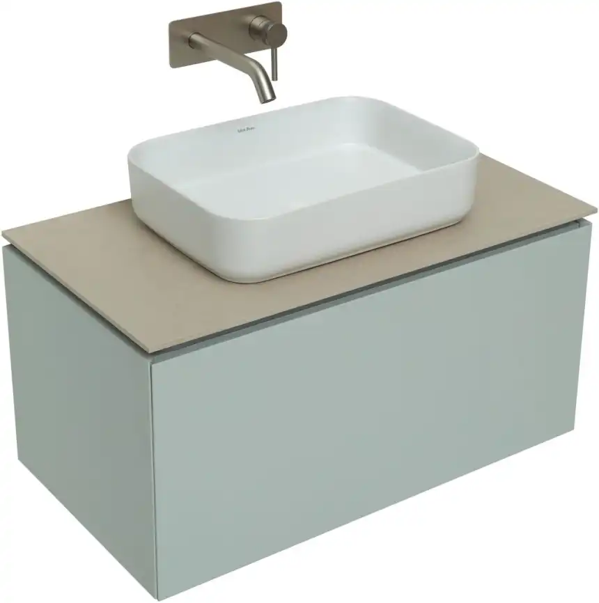 Тумба под раковину Allen Brau Infinity 85 1.21002.PWM папирус матовый фото 5