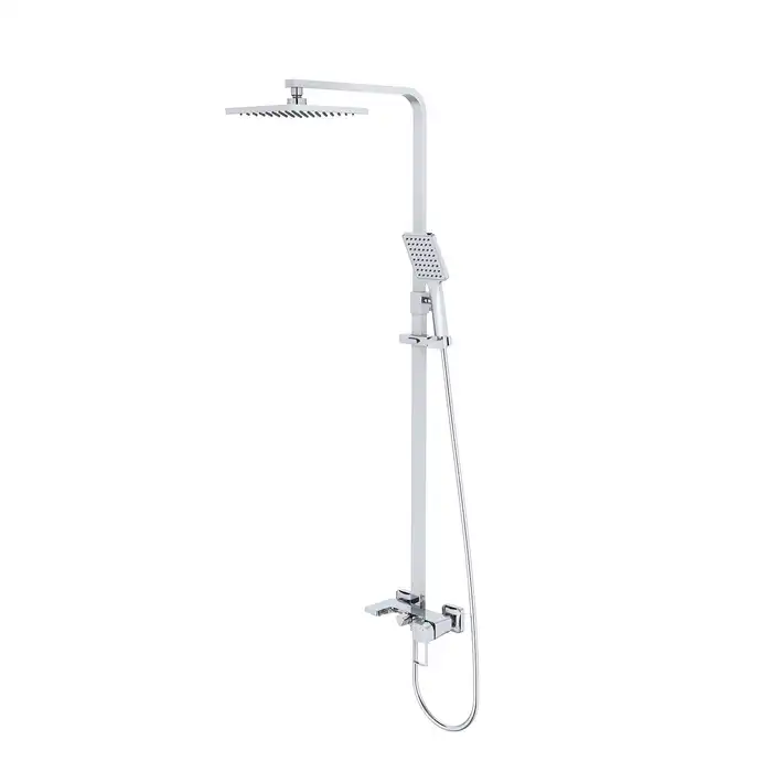 Душевая система IDDIS Bild BILSB1Fi06 для ванны с изливом цвет, Глянцевый хром фото 2