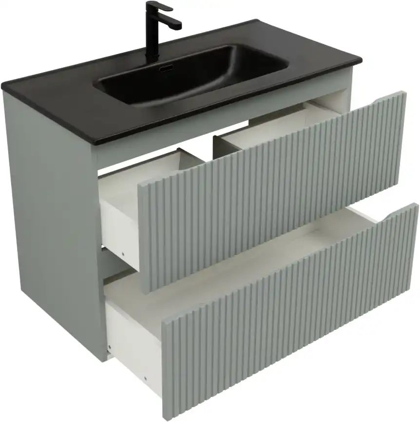 Тумба под раковину Aquanet Джейн (Flat) 90 мисти грин, подвесная, 335435 фото 4