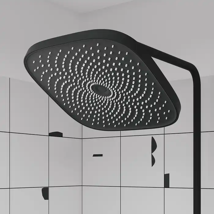 Душевая система для душа IDDIS SpaHome SPHBLTKi06 с термостатом цвет, Матовый черный фото 15