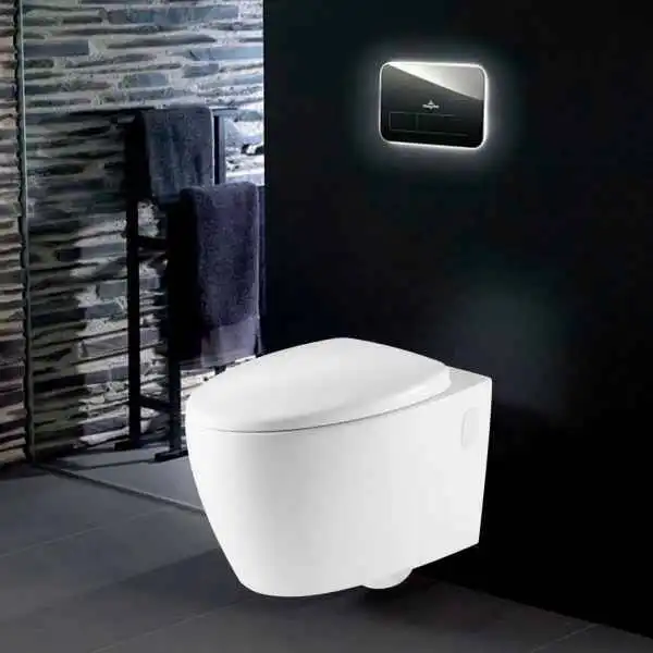 Подвесной унитаз Grossman GR-4451S безободковый, Белый глянцевый фото 6