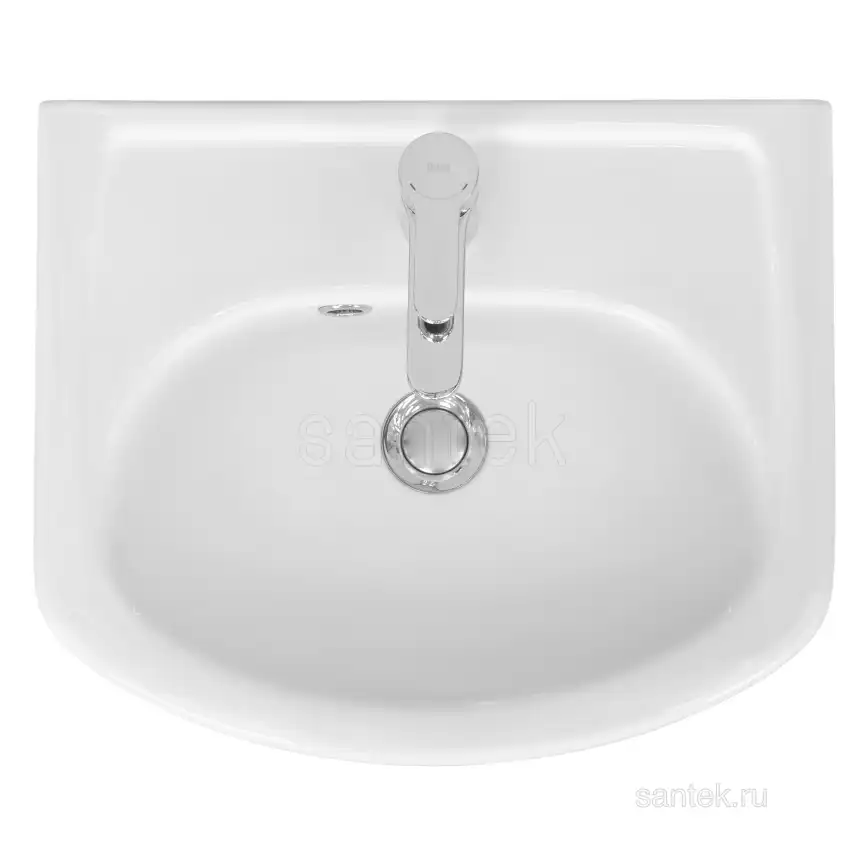 Раковина Santek Азов 45 отверстие под смеситель 1WH112449 фото 3