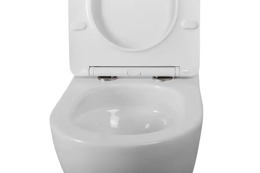 Подвесной унитаз BelBagno SFERA-TOR BB046CH-TOR/SC, безободковый, смыв торнадо с сиденьем микролифт, Белый фото 9