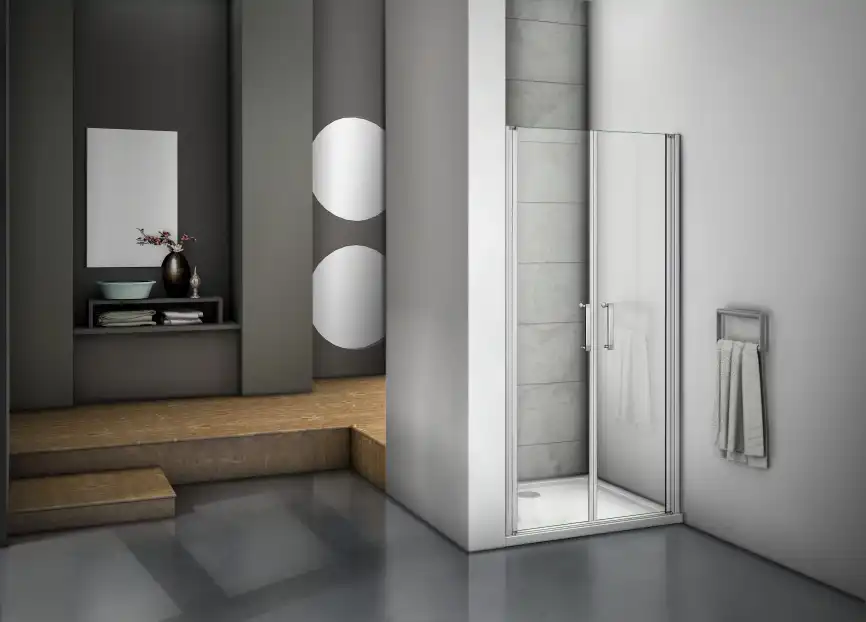 Душевая дверь Good Door Mokka SD-90-C-WE, МК00003, профиль Белый, стекло Прозрачное фото 1