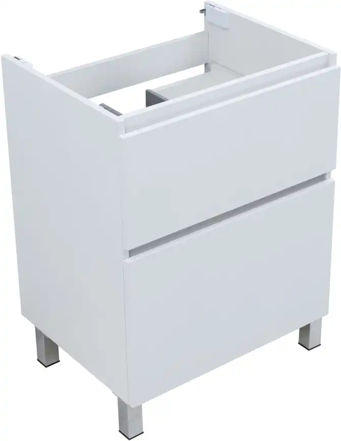 Тумба под раковину Aquanet Вега 60 напольная, белый глянец, 344121 фото 11