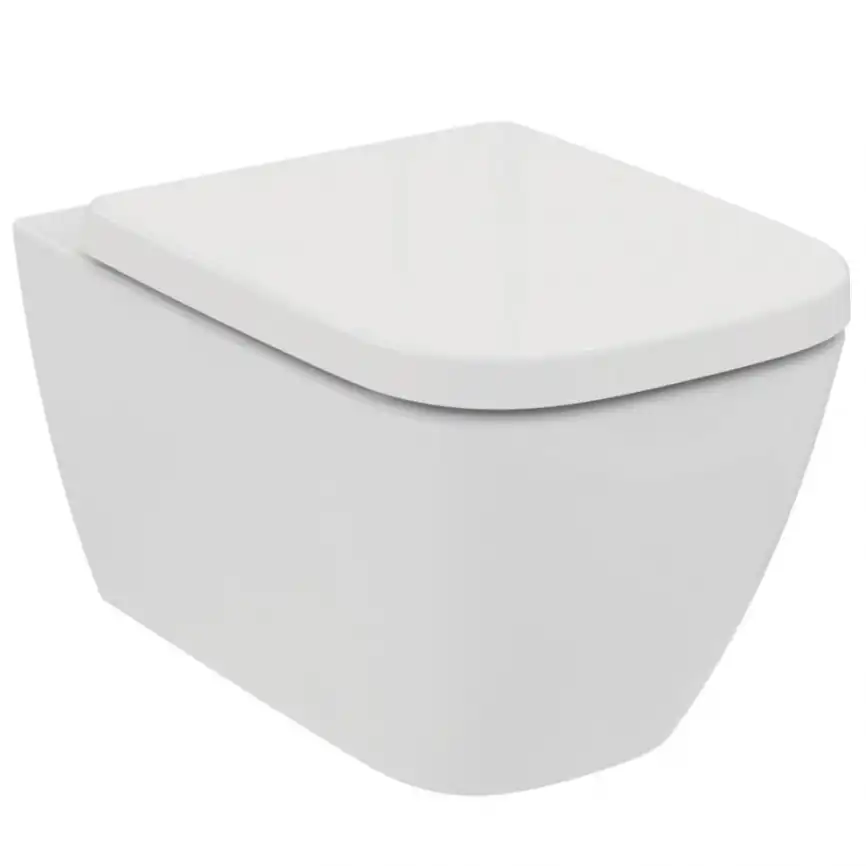 Подвесной безободковый унитаз с технологией RimLS+ Ideal Standard i.life B T461401 фото 1