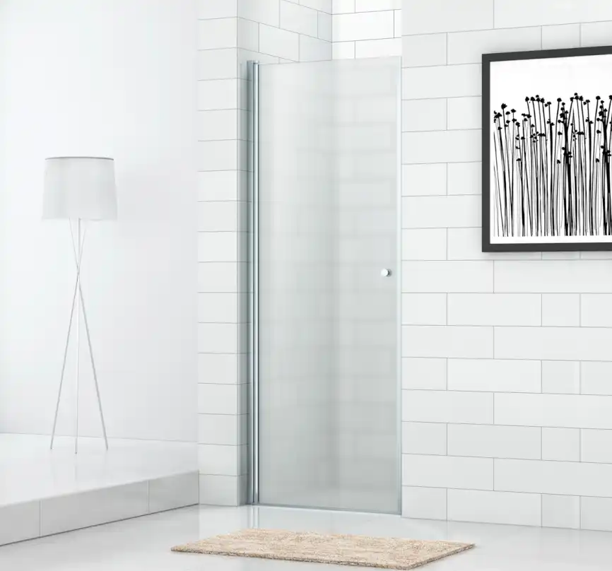 Душевая дверь Cezares ECO 60 см, ECO-O-B-1-60-P-Cr, профиль Хром, стекло Матовое фото 1