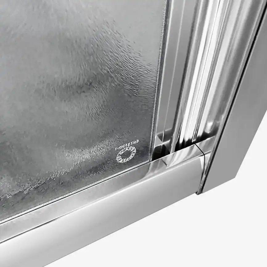 Душевой уголок Vincea Garda 90х80 VSR-1G8090CH, дверь складная, профиль хром, стекло шиншилла фото 3