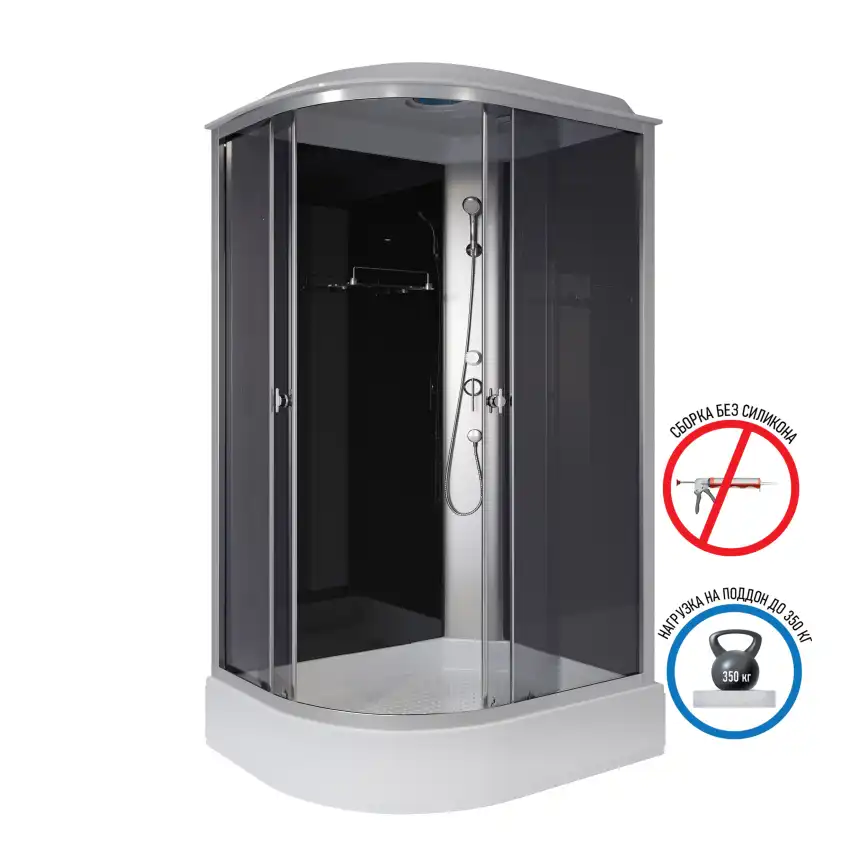 Душевая кабина Niagara Eco 120х80 E120/80/26R/TN средний поддон фото 1