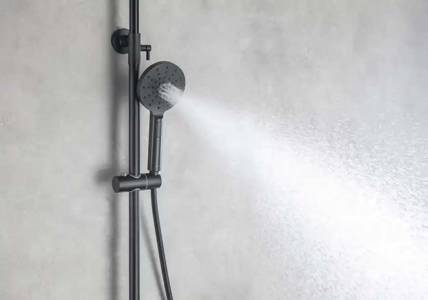 Душевая система Aquatek ВЕГА AQ2046MB, Черный матовый фото 11