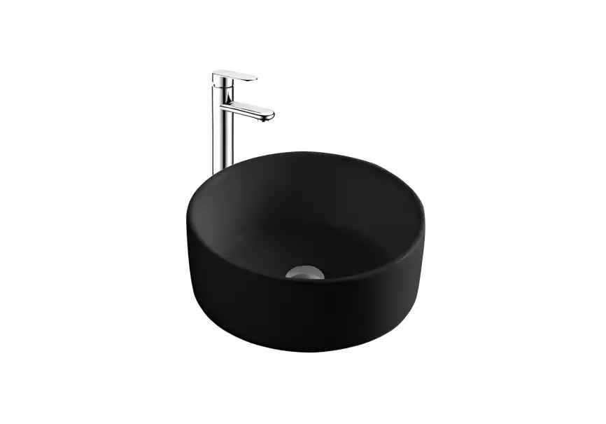Раковина накладная Aquatek 40х40х16,5 AQ5118-MB, Черная матовая фото 1