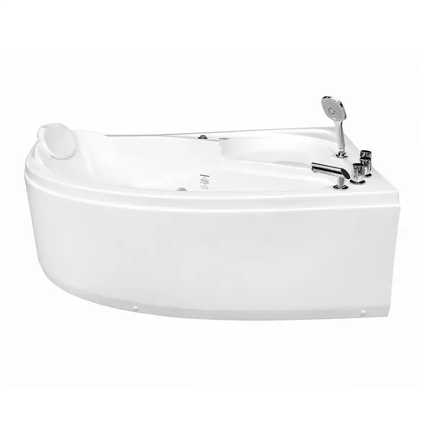 Акриловая ванна Gemy G9009 B R 150х100 с гидромассажем, правая фото 2