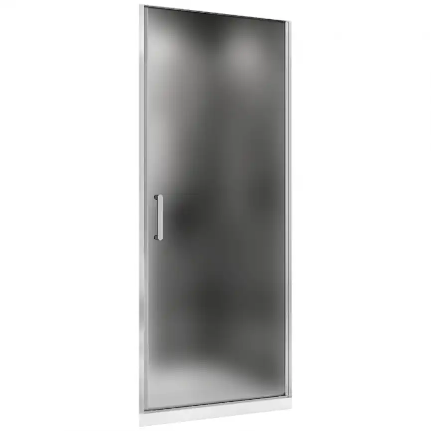 Душевая дверь Abber Sonnenstrand 90 см, AG04090M, профиль Хром, стекло Матовое фото 1