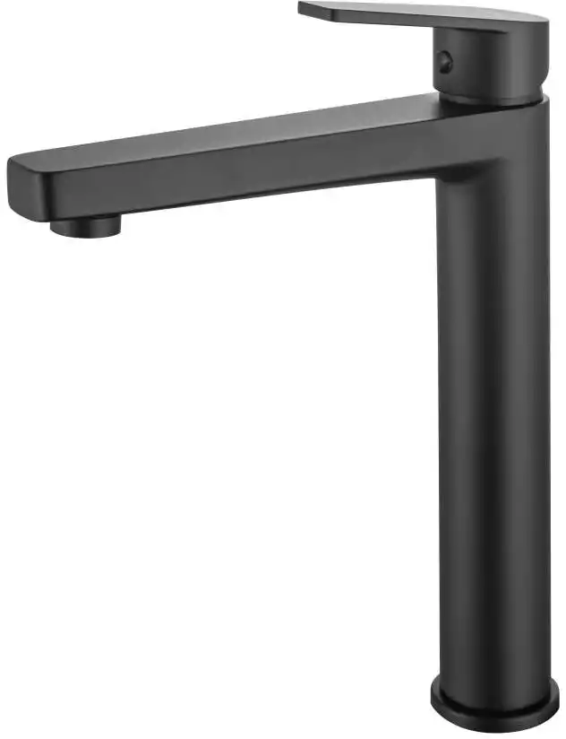 Смеситель для накладной раковины Allen Brau Eclipse 5.E1002-31, однорычажный, высокий, Черный матовый фото 1