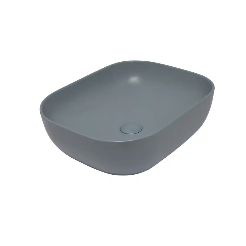 Раковина AVS Клара 51x40 голубая матовая фото 1