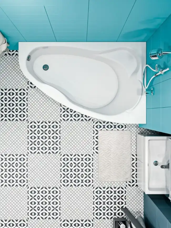 Акриловая ванна Marka One Lil 140х90 Асимметричная белая Правая 01лил1490п фото 2