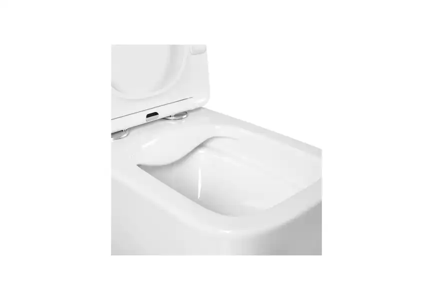 Подвесной унитаз Aquatek Либра NEW AQ1148N-00 безободковый, с сиденьем микролифт, Белый фото 5