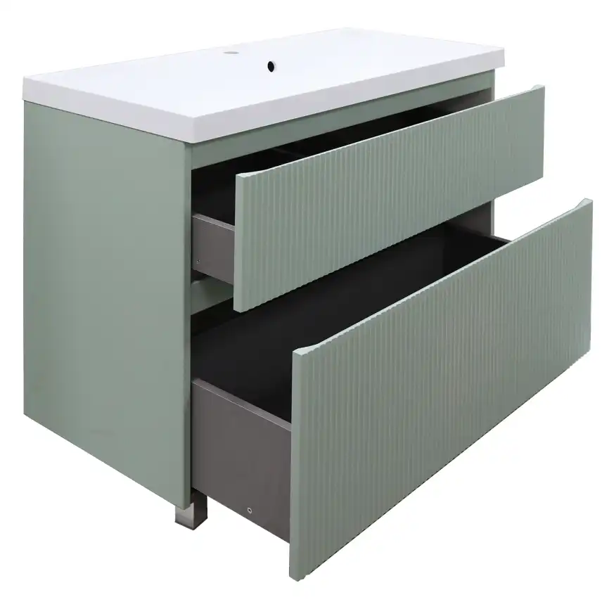 Тумба с раковиной Azario Viola 100 CS00097145, напольная, Фисташковый фото 2