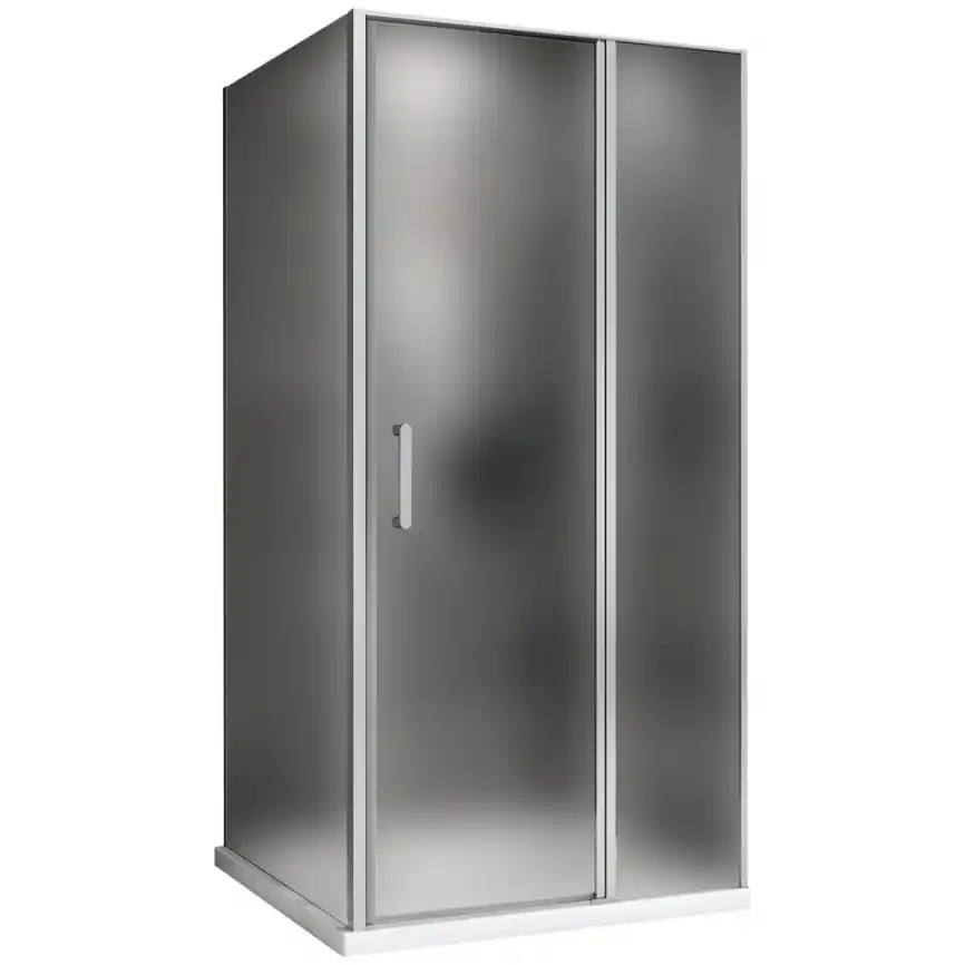 Душевой уголок ABBER Sonnenstrand 100х100 см, AG04100MS-S100M, профиль хром, стекло матовое фото 1