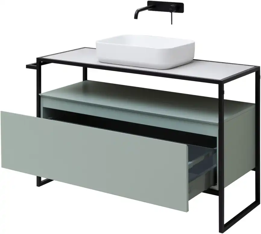 Тумба под раковину Allen Brau Priority 120 1.31004.PWM папирус матовый фото 6