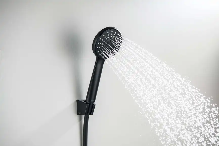 Душевой набор Aquatek БЕТТА AQ2032MB, Черный матовый фото 4