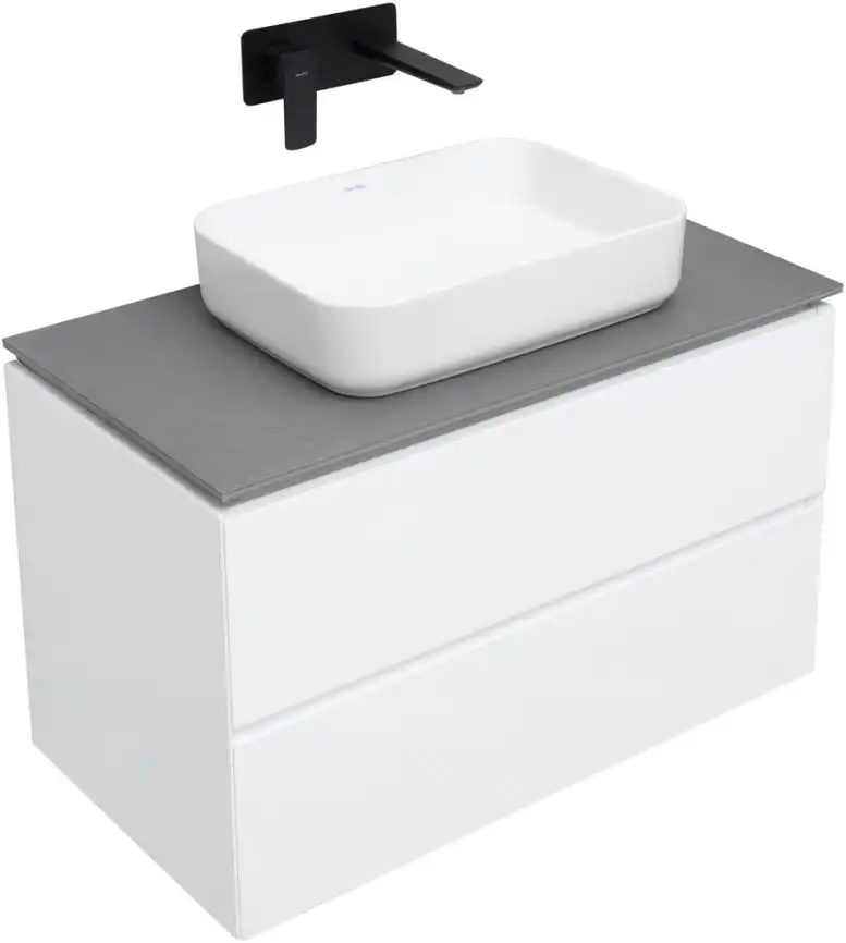 Тумба под раковину Allen Brau Infinity 85 1.21001.WM белый матовый фото 11